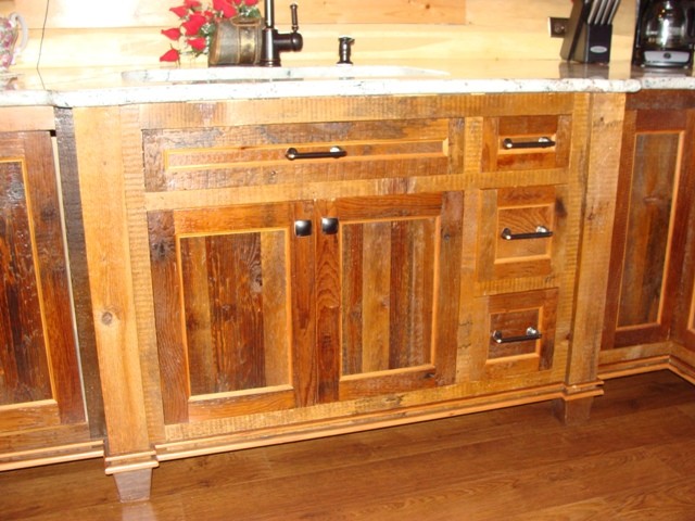 Barnwood Kitchen Cabinets Kitchen Traditional with Barnwood Kitchns Reclaimed Wood