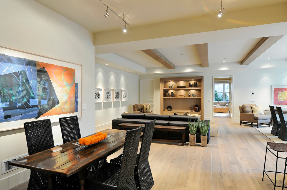 Basement Color Schemes Basement Contemporary with Artwork Beams Black Leather
