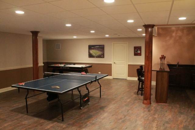 Basement Flooring Ideas Hall Modern with Basement Finishing Work Basement1