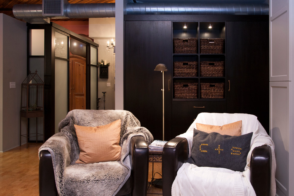 Baskets with Lids Living Room Eclectic with My Houzz 