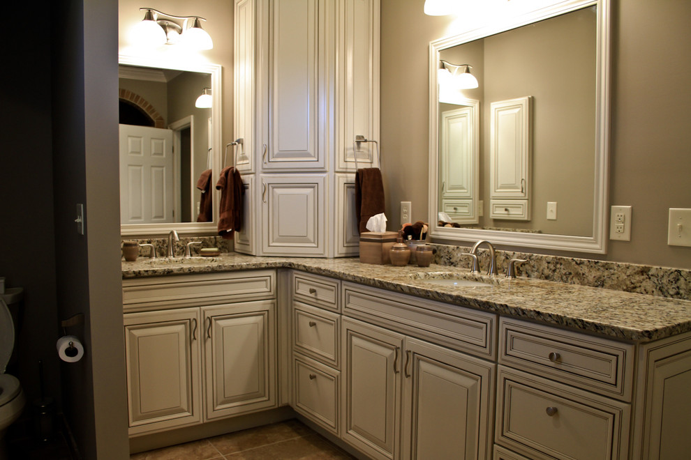 Bathroom Corner Shelf Bathroom Traditional with None 