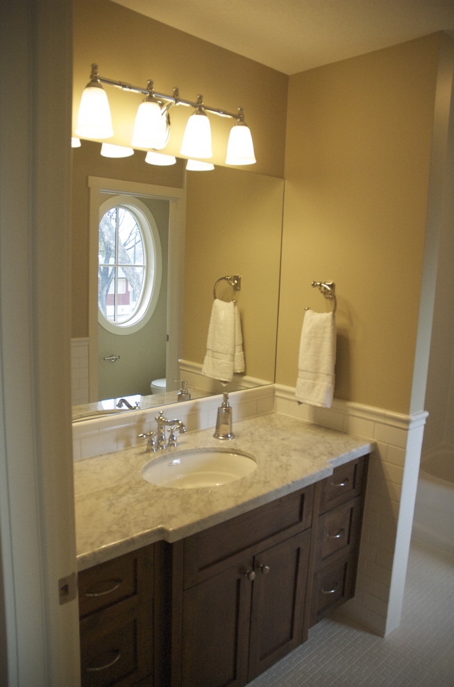 Bathroom Countertop Ideas Bathroom Traditional with Alder Oval Window Sub