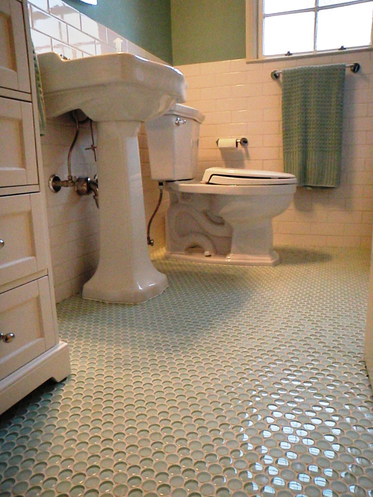 Bathroom Floor Tiles Ideas Bathroom Traditional with None 