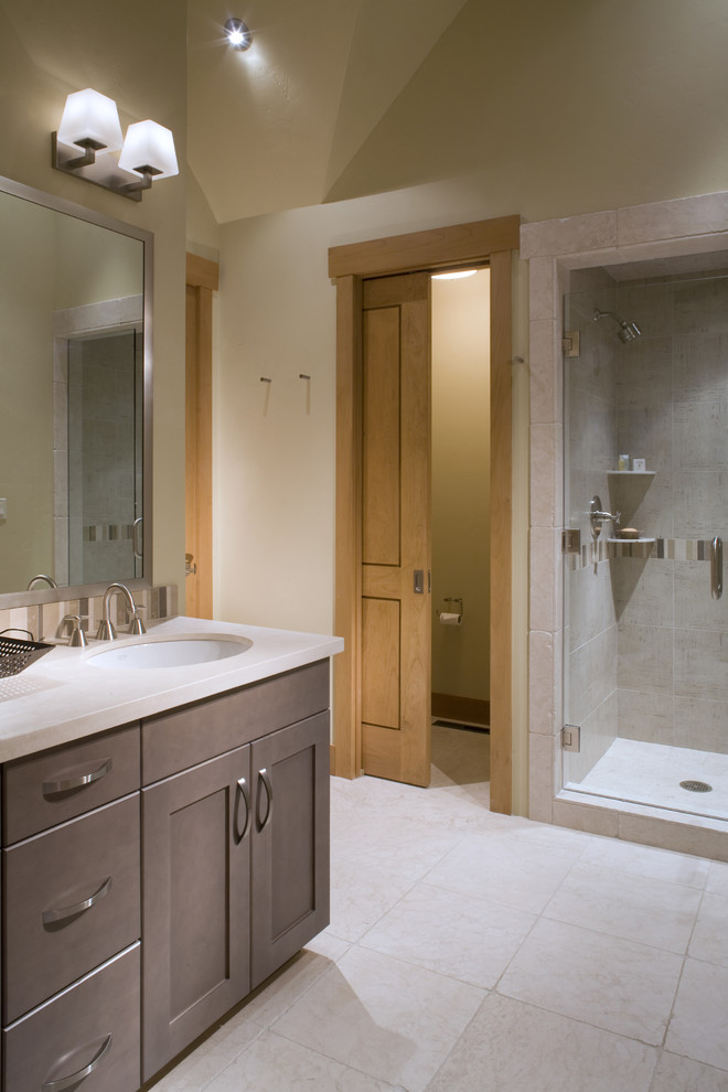 Bathroom Pocket Door Bathroom Contemporary with Aspen Bathroom Lighting Floor