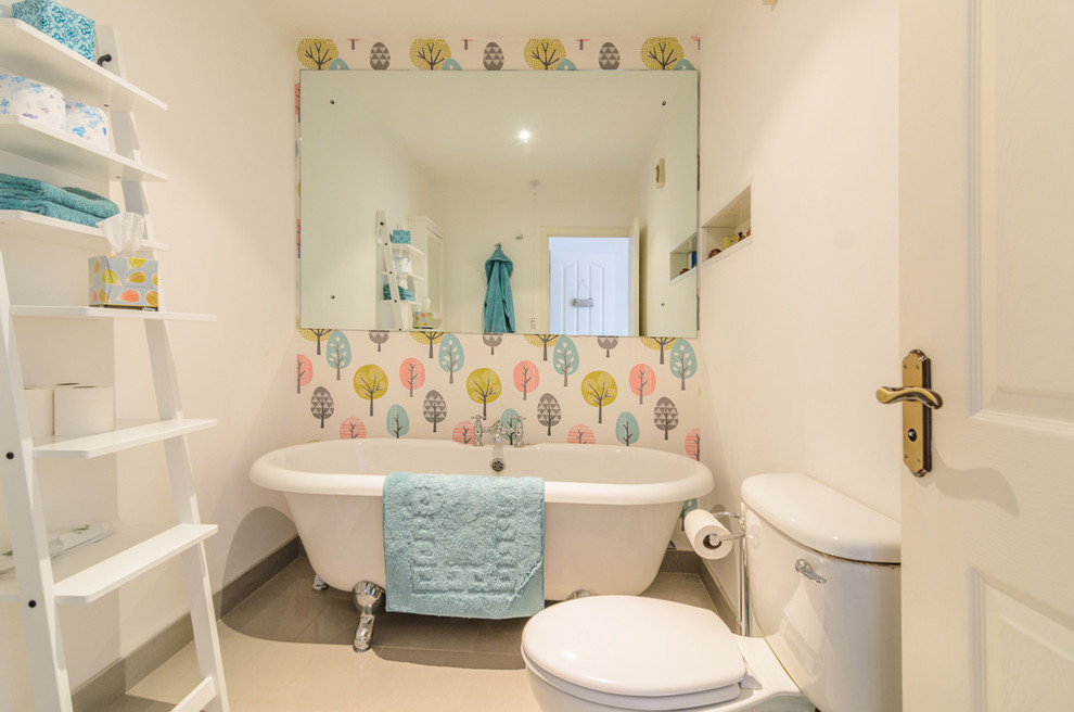 Bathroom Shelving Units Bathroom Contemporary with Accent Wall Balmoral Avenue