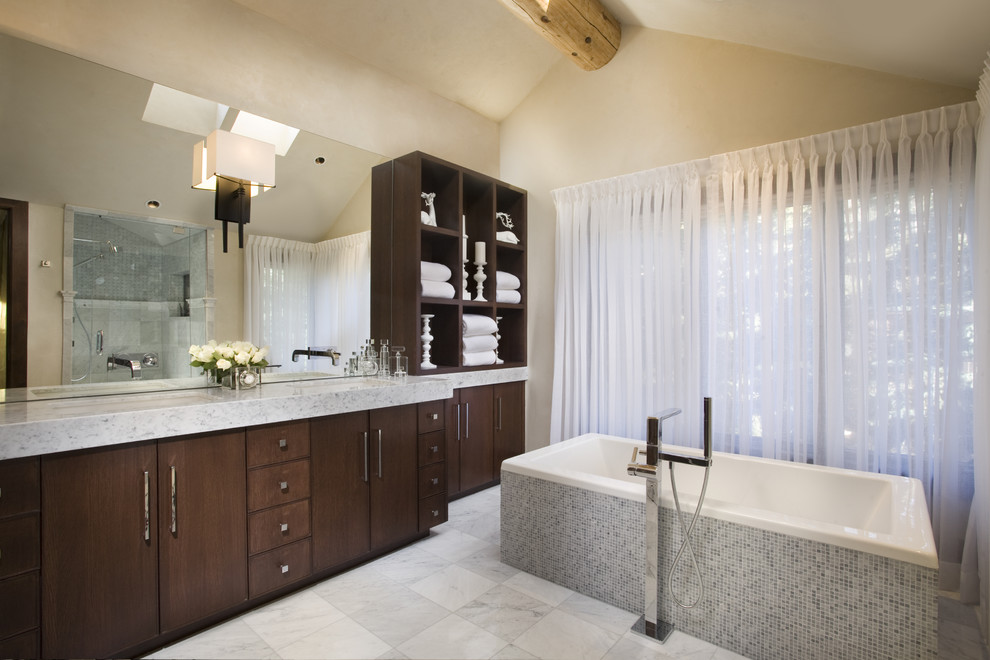 Bathroom Shelving Units Bathroom Contemporary with Faucet Freestanding Tub Modern