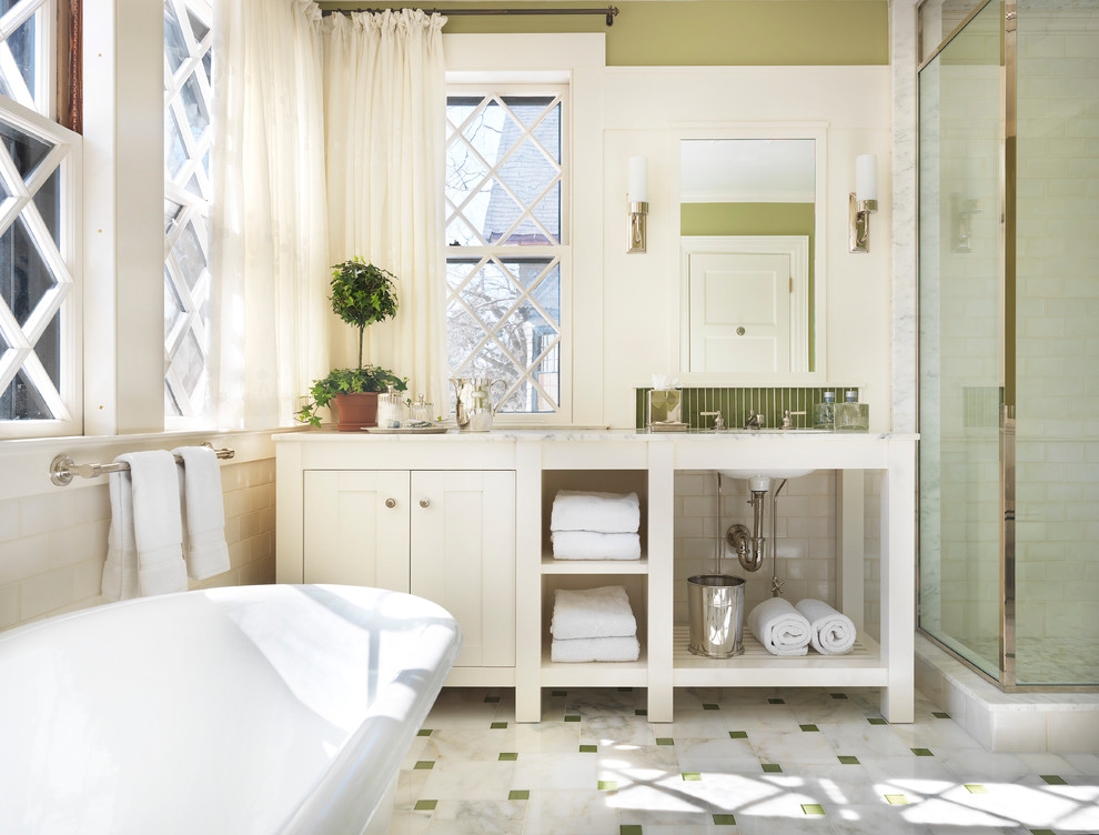 Bathroom Vanity with Offset Sink Bathroom Traditional with Bathroom Clear Glass Shower