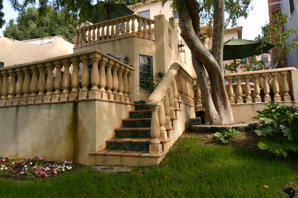 Beach Bungalow Decor Exterior Traditional with None 