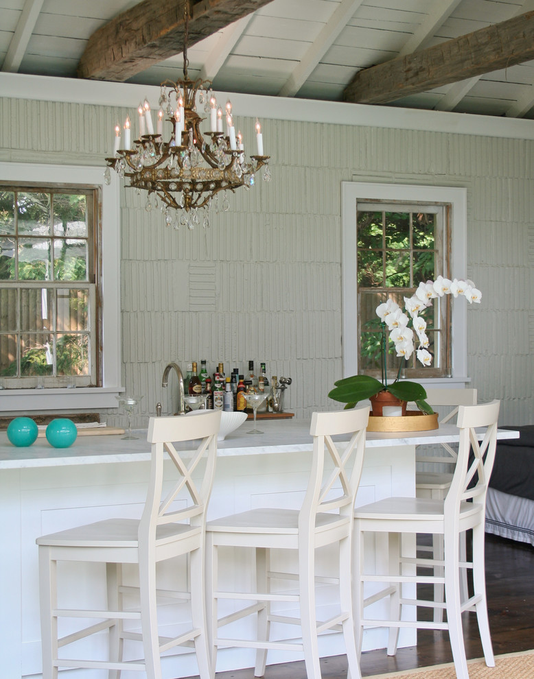 Beach House Chandeliers Home Bar Contemporary with Aqua Beach House Chandelier