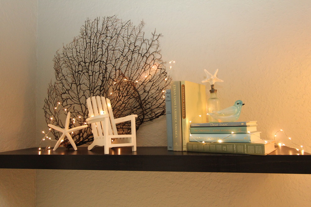 Beach Themed Bedrooms Spaces Beach with Accessorizing Antique Books Aqua