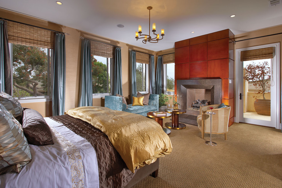 Beach Window Treatments Bedroom Modern with Aliso Viejo Bel Aire