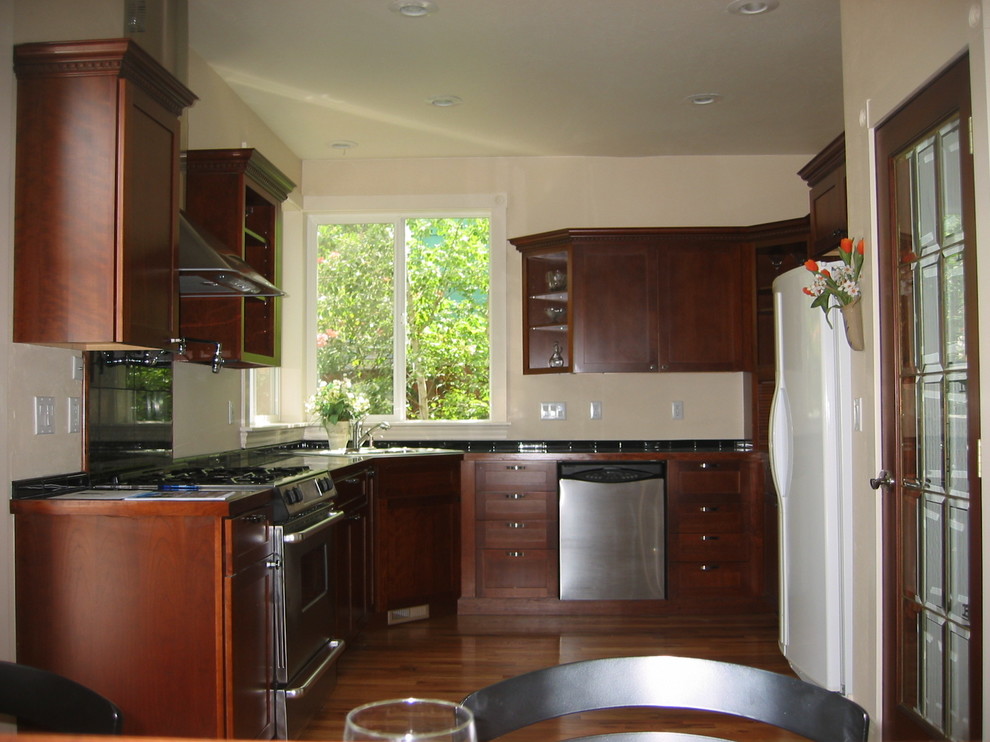 Beadboard Kitchen Cabinets Kitchen Craftsman with Full Lite Pantry Door