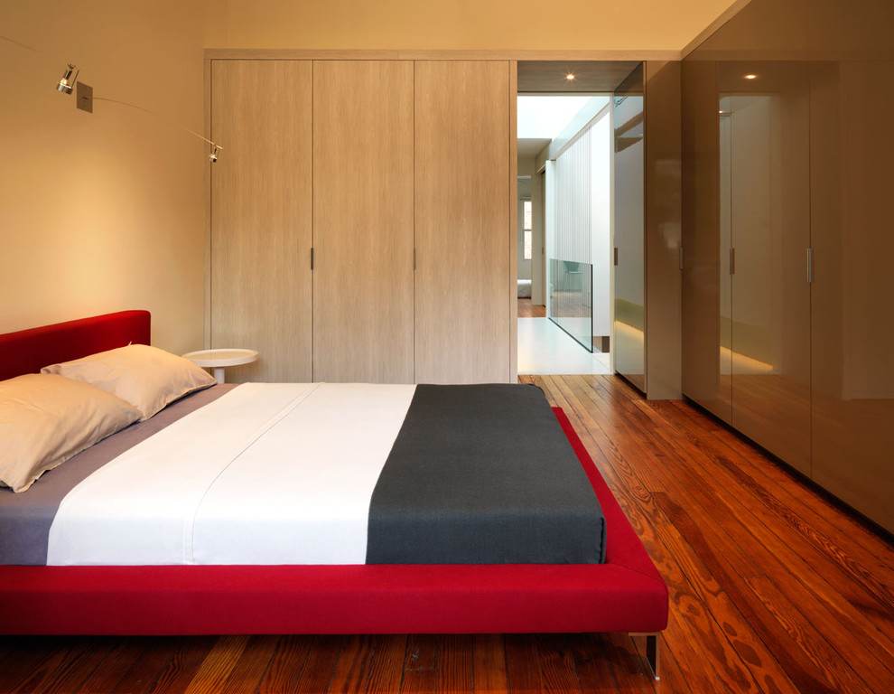 Bed Frame Designs Bedroom Contemporary with Built in Storage Closet