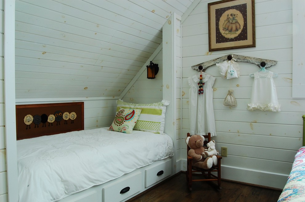 Bed with Drawers Underneath Nursery Rustic with Alcove Antiques Baby Room