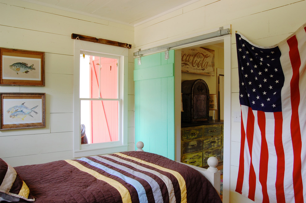 Bedroom Closet Doors Bedroom Farmhouse with American Flag Barn Door