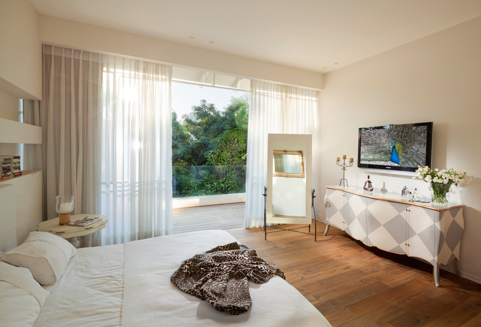 Bedroom Drapery Ideas Bedroom Eclectic with Built in Shelves Diamonds Floor