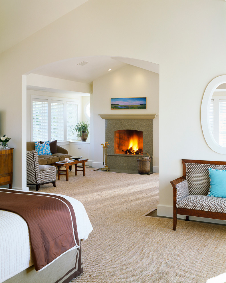 Bedroom Suite Ideas Bedroom Contemporary with Arched Wall Opening Artwork