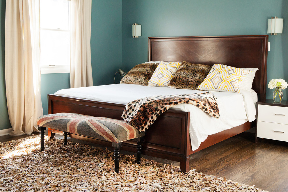 Bedroom Wall Colors Bedroom Eclectic with None 