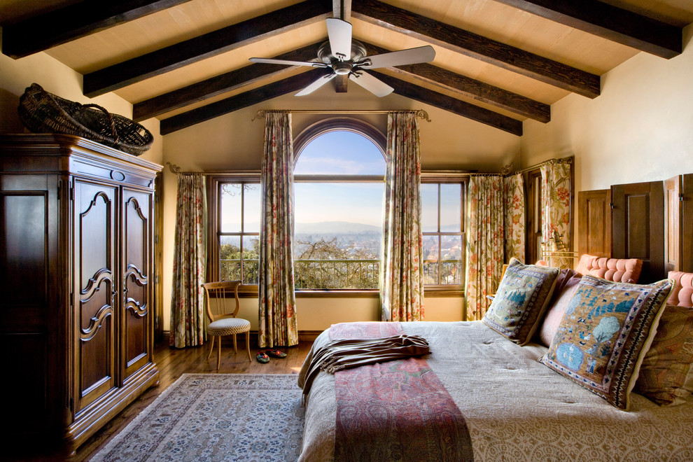 Bedroom Window Ideas Bedroom Rustic with Beams Ceiling Fan Closet