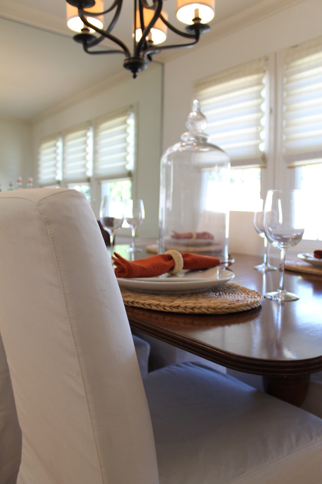 Bell Jar Chandelier Dining Room Traditional with None 