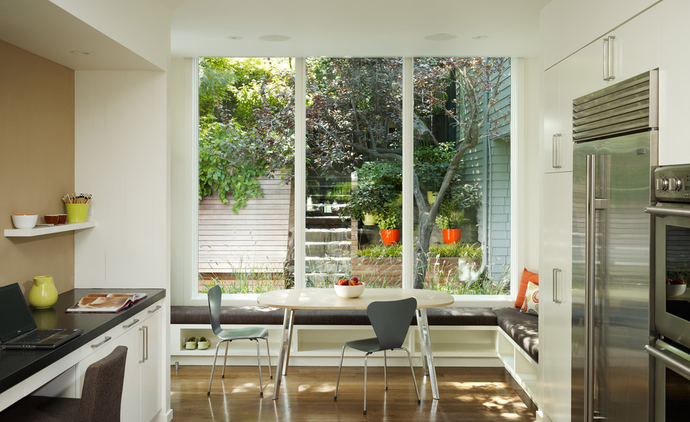 Bench Seating for Kitchen Kitchen Transitional with Banquette Built in Seating