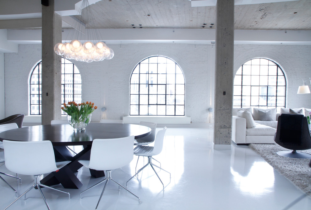 Best Epoxy Grout Living Room Industrial with Arched Windows Area Rug
