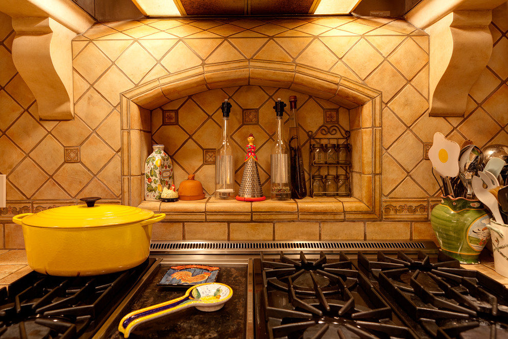 Best Kitchen Backsplash Kitchen Mediterranean with None 