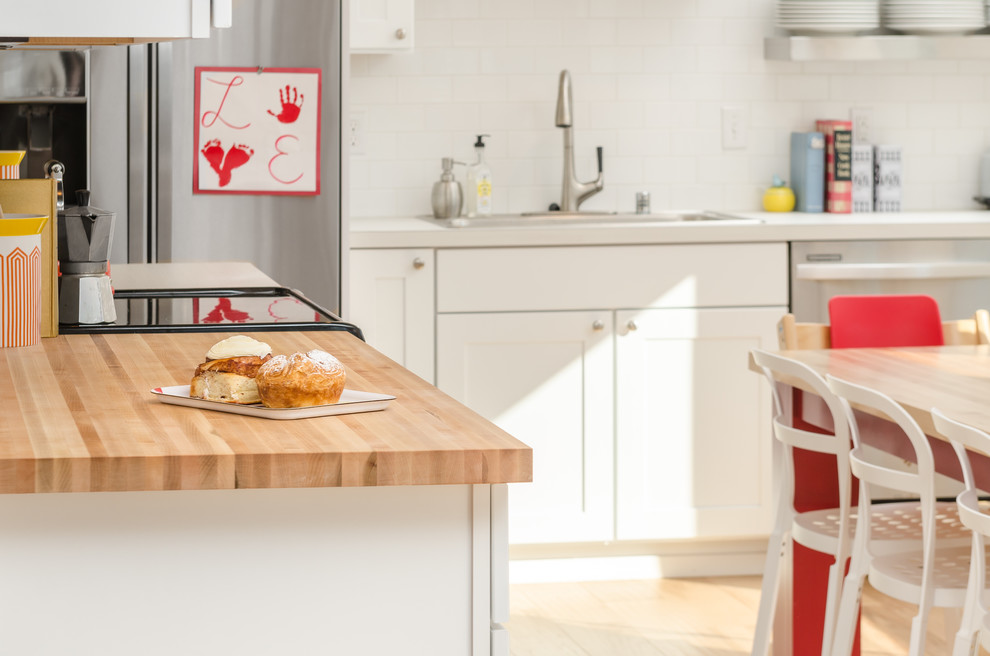Best Kitchen Backsplash Kitchen Transitional with 3x6 Subway Tile 90