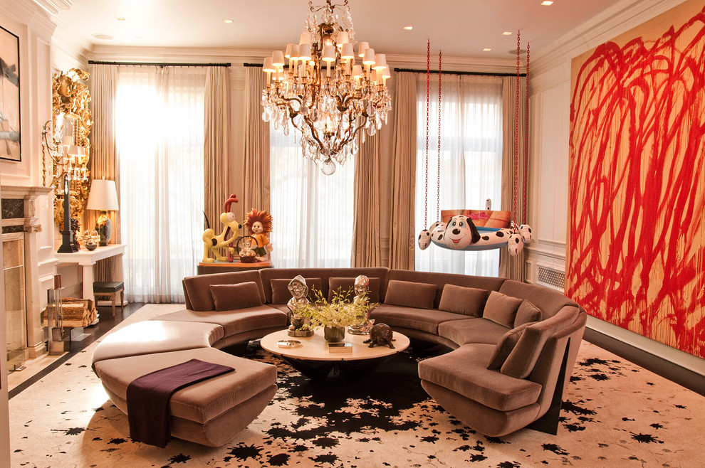 Best Rated Sectional Sofas Living Room Contemporary with Artistic Crystal Chandelier Fireplace