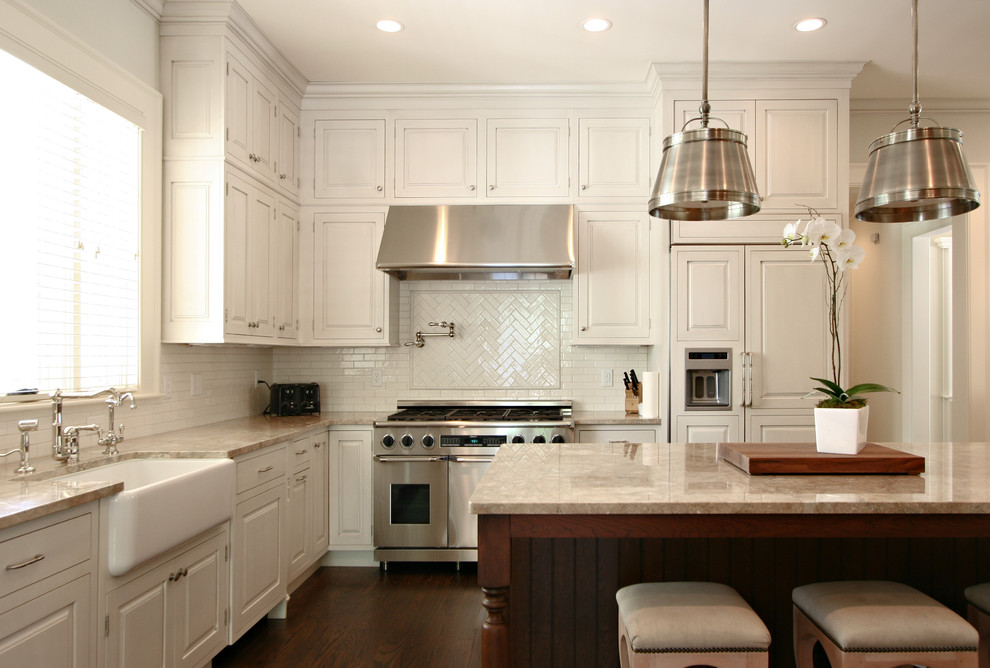 Beverage Dispenser with Metal Spigot Kitchen Traditional with Apron Sink Beadboard Breakfast