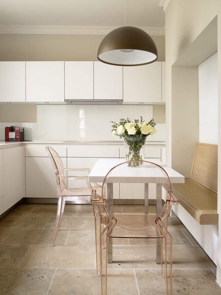 Bistro Table and Chairs Kitchen Contemporary with Acrylic Dining Chair Alcove