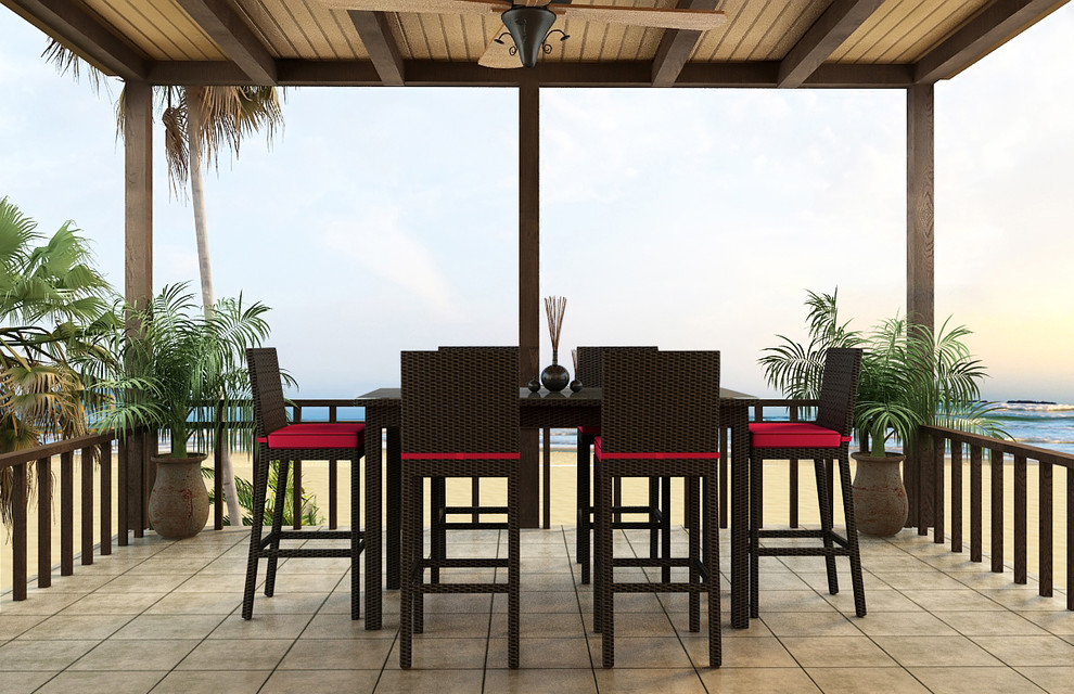 Bistro Table Sets Patio Contemporary with 5 Piece Patio Bar