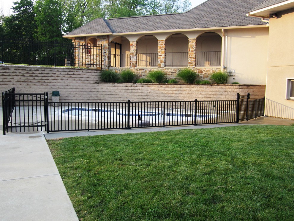 Black Aluminum Fence Pool Contemporary with Aluminum Gate Black Aluminum