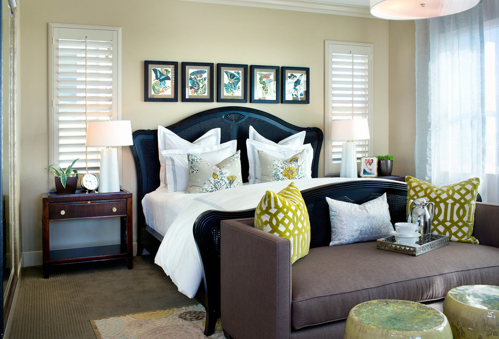 Black and White Bedspreads Bedroom Transitional with Area Rug Bedding Beige