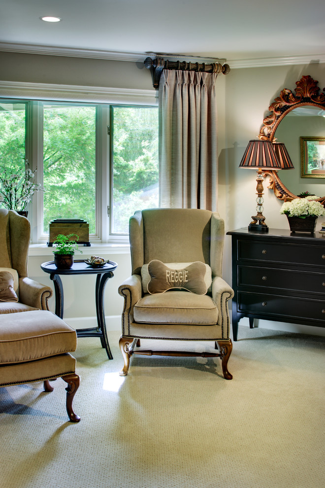Black and White Drapes Living Room Traditional with Details Details Beautiful Custom