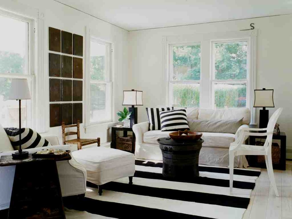Black and White Striped Rug Living Room Beach with Area Rug Art Black