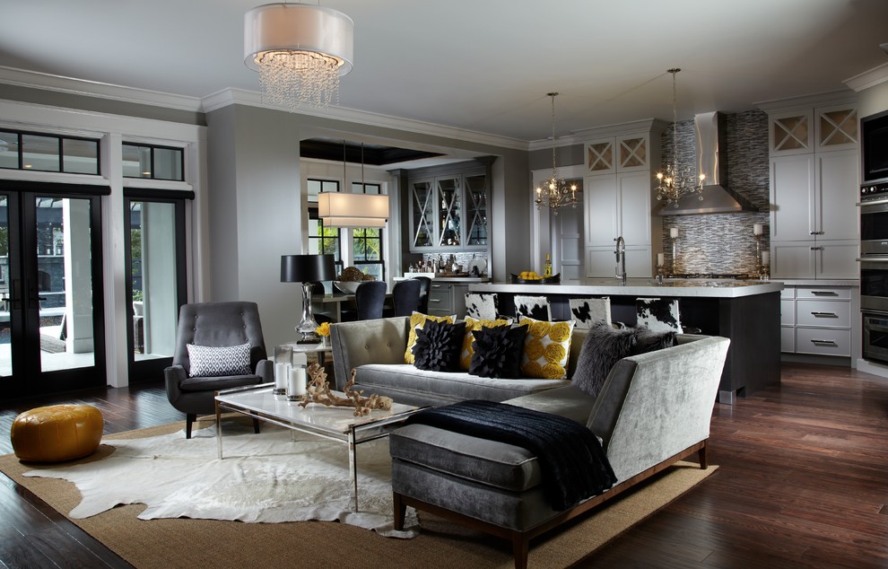 Black Lamp Shades Living Room Transitional with Beige Rugs Black Lamp