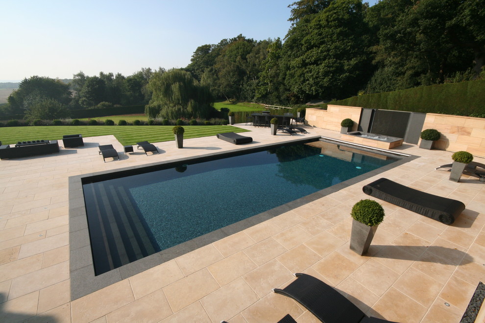 Black Pool Liner Pool Contemporary with Black Outdoor Furniture Fence