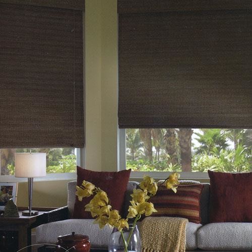 Blackout Window Treatments Family Room Traditional with Bamboo Blinds Bamboo Shades
