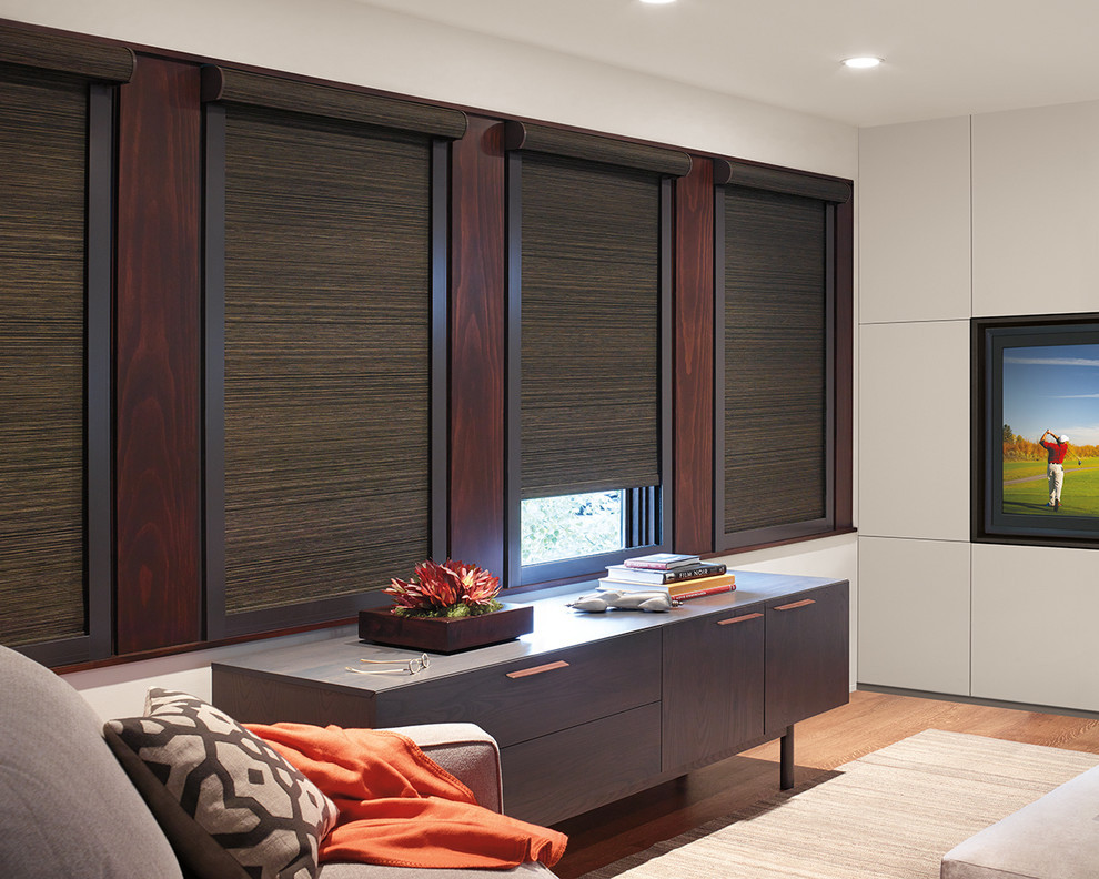 Blackout Window Treatments Home Theater Contemporary with Abda Best Blackout Blinds
