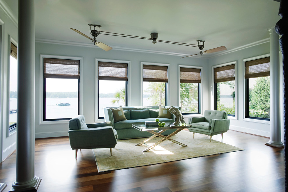Bladeless Ceiling Fan Living Room Modern with Armchair Ceiling Fan Coffee1