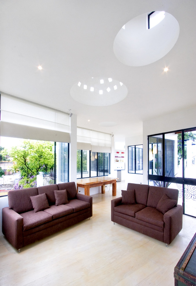 Blinds for Large Windows Family Room Southwestern with Accent Ceiling Ceiling Lighting