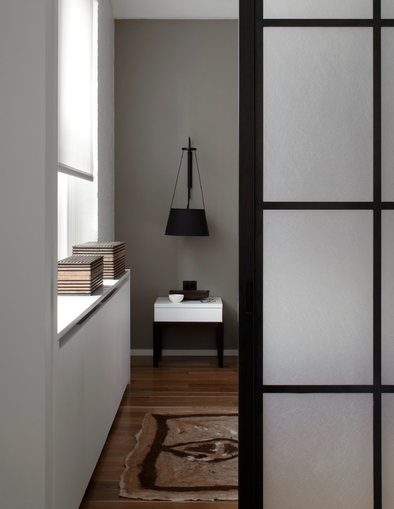 Blinds for Sliding Doors Bedroom Contemporary with Accent Table Accent Wall