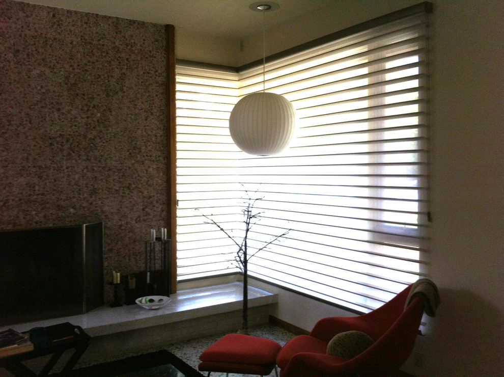 Blinds of All Kinds Living Room Contemporary with 4 Silhouette by Hunter1