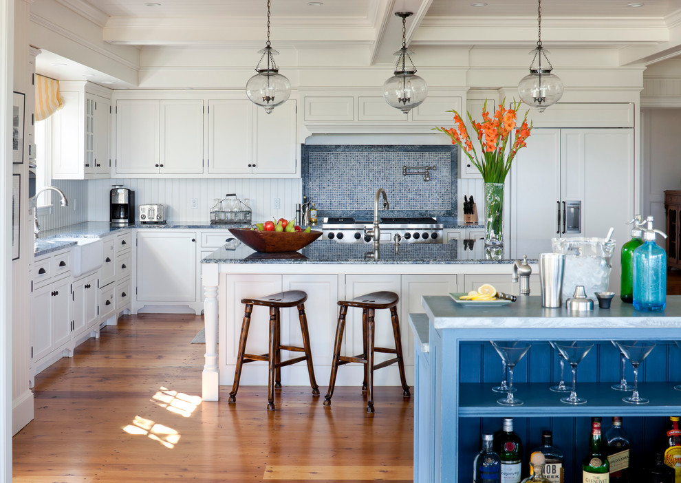 Blue Kitchen Backsplash Kitchen Beach with Beadboard Backsplash Blue Kitchen