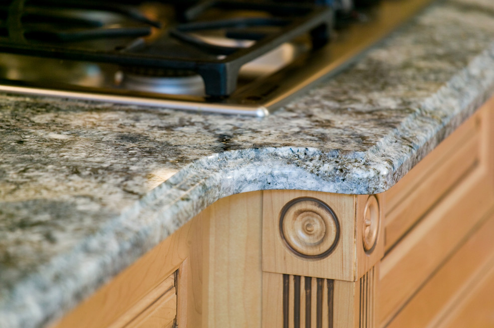 Blue Kitchen Countertops Spaces Contemporary with Blue Counters Blue Countertops2