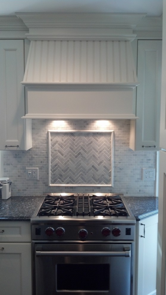 Blue Pearl Granite Countertops Kitchen Traditional with Kitchen Marble Back Splash