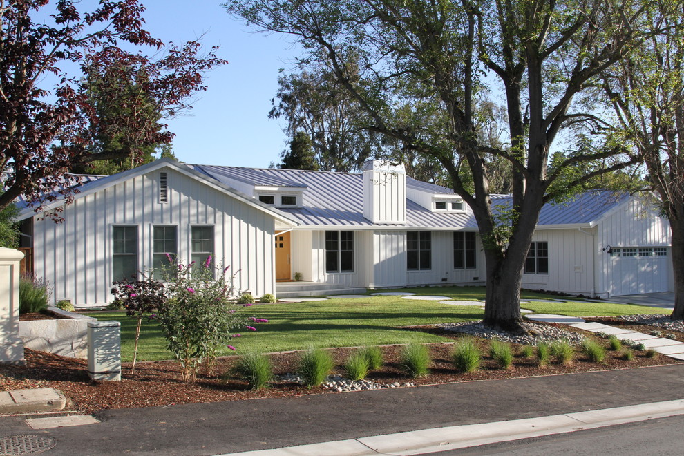 board and batten siding Exterior Contemporary with none