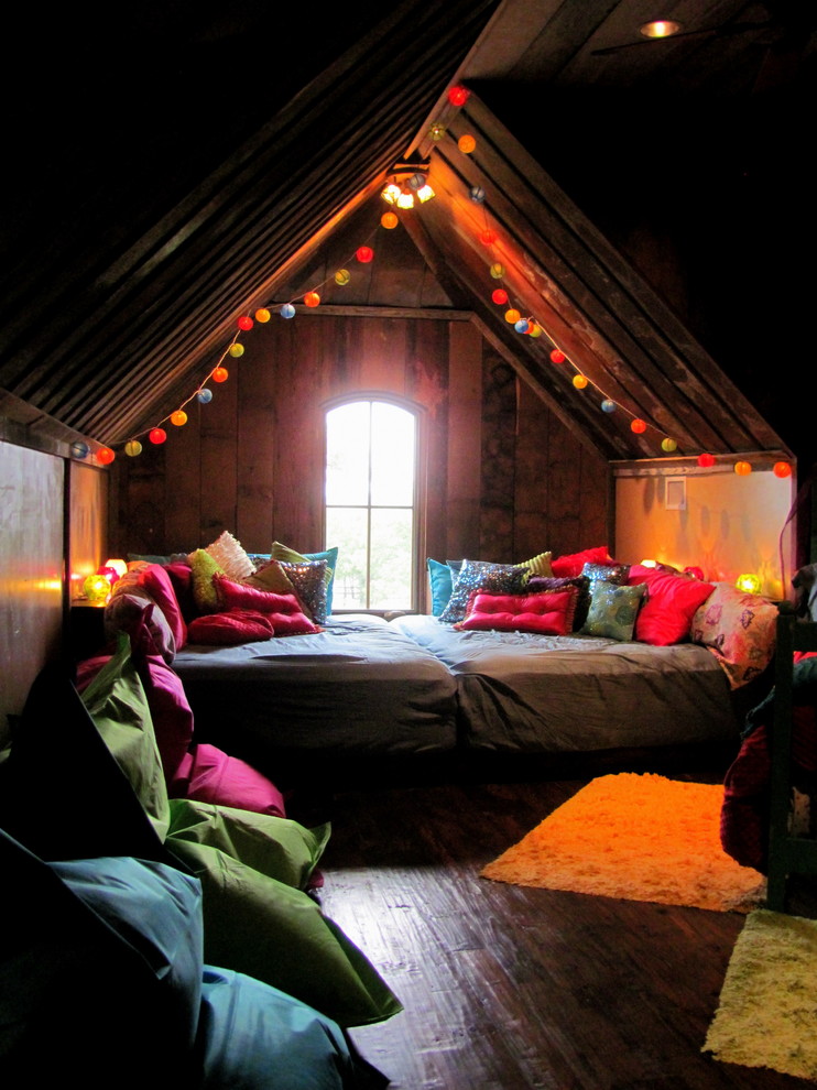 Bohemian Home Decor Bedroom Eclectic with Alcove Arch Window Area