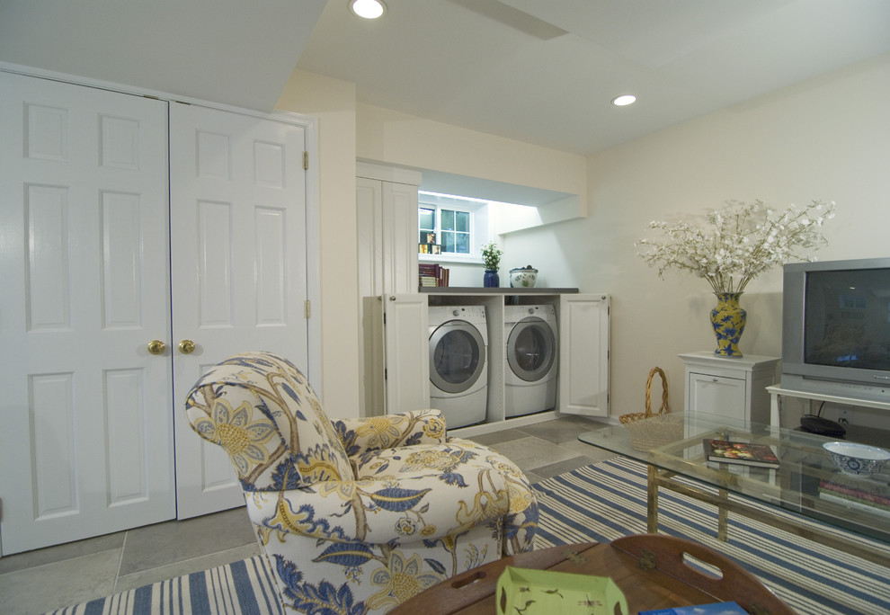 Boston Home Remodeling Basement Traditional with Area Rug Ceiling Lighting